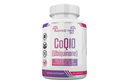 Harvest Twin Labs CoQ10 (Ubiquinone) Supplement for Optimal Health Support